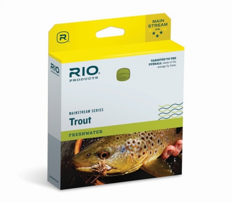RIO Mainstream Sinktip Brown/Lemon Green i gruppen Snøre / Flueliner / Enhåndssnøre hos Sportfiskeprylar.se (RP20831r)