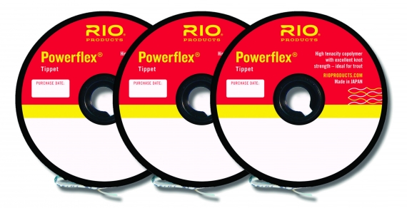 RIO Powerflex Tippet 4X-6X 2,9-2,3-1,5kg 3-pack i gruppen Kroge og endegrej / Ledere og Forfangsmateriale / Forfangsmateriale / Forfangsmateriale fluefiskeri hos Sportfiskeprylar.se (RP22076)