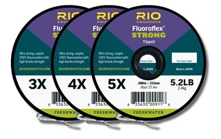 Rio Fluoroflex Strong Tippet 3-Pack i gruppen Fiskemetoder / Fluefiskeri / Flueforfang og forfangsmateriale / Forfangsmateriale fluefiskeri hos Sportfiskeprylar.se (RP22453r)
