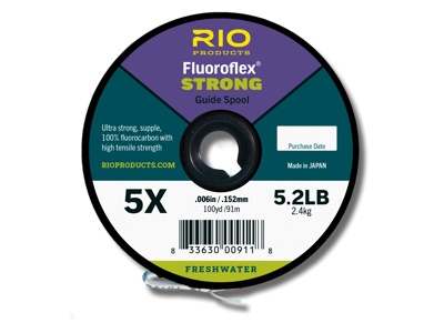 Rio Fluoroflex Strong Tippet 91m i gruppen Fiskemetoder / Fluefiskeri / Flueforfang og forfangsmateriale / Forfangsmateriale fluefiskeri hos Sportfiskeprylar.se (RP22454r)
