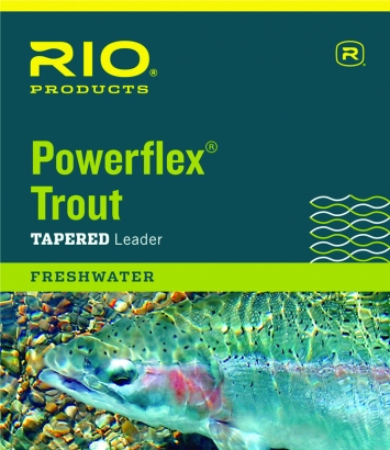RIO Powerflex Troutleader 12ft 0X 0,27mm/6,8kg i gruppen Kroge og endegrej / Ledere og Forfangsmateriale hos Sportfiskeprylar.se (RP24644)