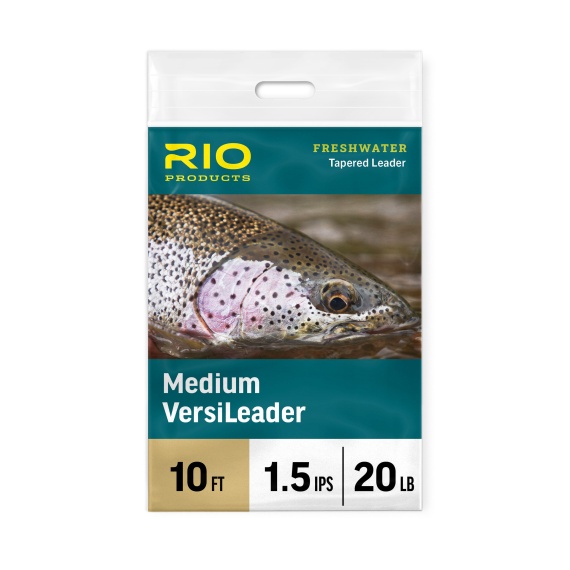 Rio Trout VersiLeader Medium 10ft i gruppen Fiskemetoder / Fluefiskeri / Flueforfang og forfangsmateriale / Færdiglavede flueforfang / Polyleaders hos Sportfiskeprylar.se (RP24658r)