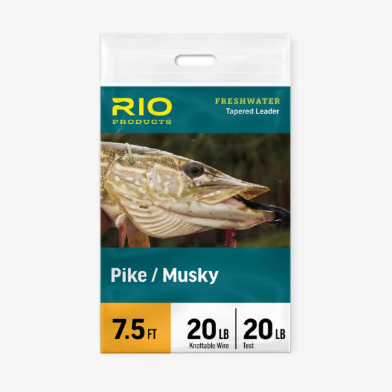 Rio Pike/Musky Leader 7,5ft i gruppen Fiskemetoder / Fluefiskeri / Flueforfang og forfangsmateriale / Færdiglavede flueforfang / Tapered forfang hos Sportfiskeprylar.se (RP24666r)