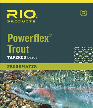 RIO Powerflex Troutleader 9ft, 7X 0,10mm/1,1kg i gruppen Kroge og endegrej / Ledere og Forfangsmateriale hos Sportfiskeprylar.se (RP51147)