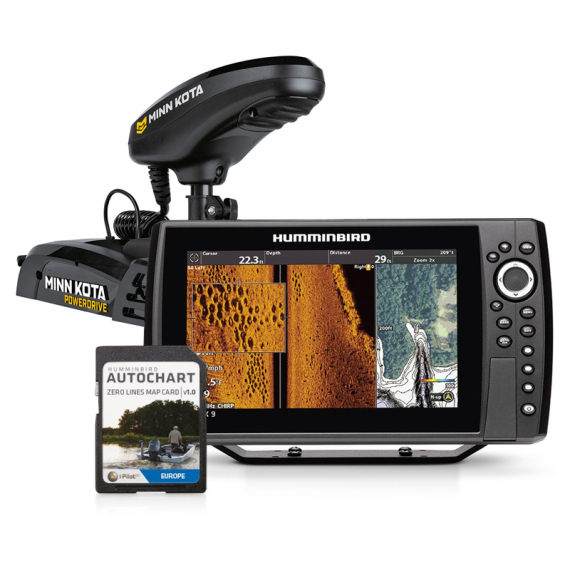 Minn Kota OBN RT PowerDrive 55 Helix 9 i gruppen Bådelektronik / Marine multifunktionspakker hos Sportfiskeprylar.se (RPD55-H9)