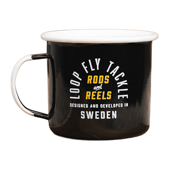 Loop Rods & Reels Mug - Black i gruppen Outdoor / Stormkøkken og køkkenredskaber / Kopper og krus hos Sportfiskeprylar.se (RRMB)