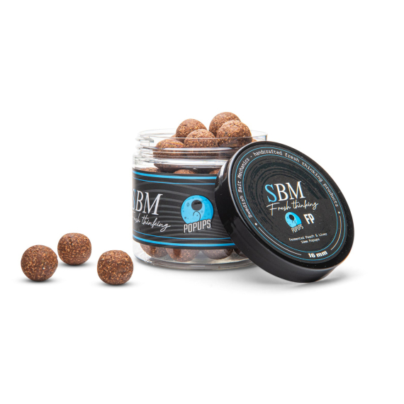 SBM Popups - Fermented Peach & Liver i gruppen Madding / Boilies, krogagn og forfoder / Popups & Wafters hos Sportfiskeprylar.se (SBM-FP-Pr)