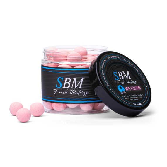 SBM Popups - MP1 (Washed Out Pink), 15mm i gruppen Madding / Boilies, krogagn og forfoder / Popups & Wafters hos Sportfiskeprylar.se (SBM-MP1-FL-P-15MM-PK)