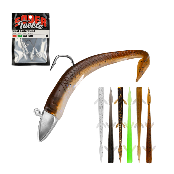 Scout Darter 11cm Jigging Set i gruppen Madding / Maddingsæt / Maddingsæt aborre hos Sportfiskeprylar.se (SCOUTDARTER11SET)