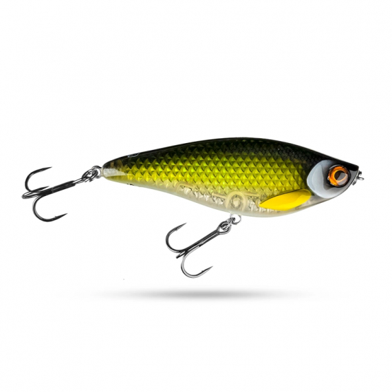 Scout Swimmer 140mm 105g Slow Sink - Grime Flash i gruppen Madding / Swimbaits / Hårde swimbaits hos Sportfiskeprylar.se (SCSWSS14-13)