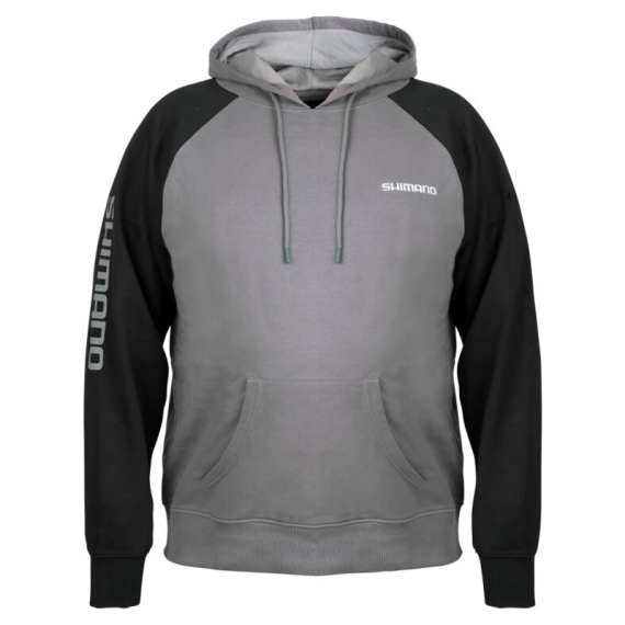 Shimano Pull Over Hoodie Grey i gruppen Beklædning og fodtøj / Beklædning / Sweatere / Hættetrøjer hos Sportfiskeprylar.se (SHPHGYLr)