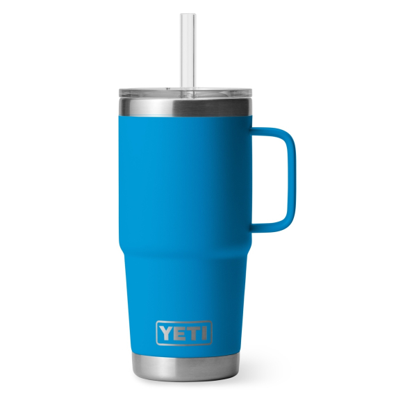 Yeti Rambler 25 Oz Straw Mug - Big Wave Blue i gruppen Outdoor / Stormkøkken og køkkenredskaber / Termoflasker / Termokrus hos Sportfiskeprylar.se (SKU-0326-S24B)