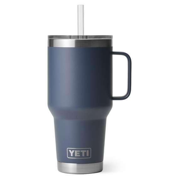 Yeti Rambler 35 Oz Straw Mug - Navy i gruppen Outdoor / Stormkøkken og køkkenredskaber / Termoflasker / Termokrus hos Sportfiskeprylar.se (SKU-0327-NVY)