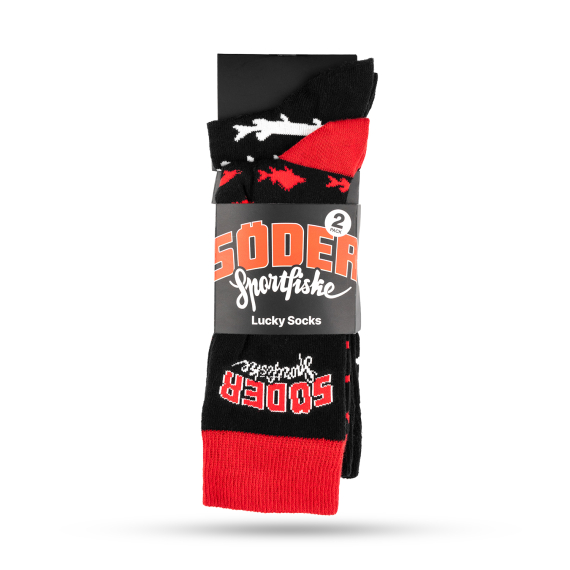 Söder Lucky Socks 41-46 2-pack i gruppen Beklædning og fodtøj / Beklædning / Undertøj / Sokker hos Sportfiskeprylar.se (SLS24146)