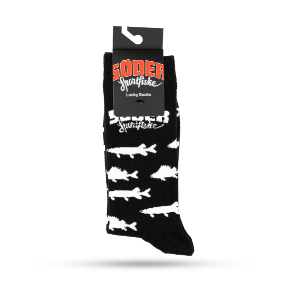 Söder Lucky Socks Salt and Pepper 41-46 1-pack i gruppen Beklædning og fodtøj / Beklædning / Undertøj / Sokker hos Sportfiskeprylar.se (SLSSP4146)