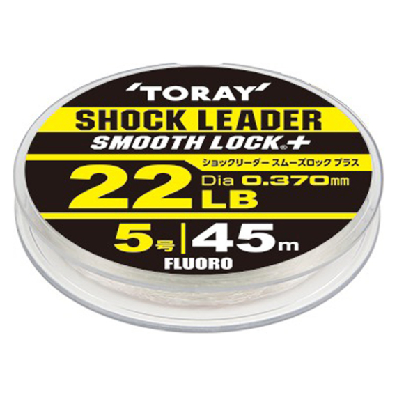 Toray Shock Leader Smooth Lock + i gruppen Kroge og endegrej / Ledere og Forfangsmateriale / Forfangsmateriale / Forfangsmateriale fluorcarbon hos Sportfiskeprylar.se (SMOOTHLOCKFLUORO-10LBSr)
