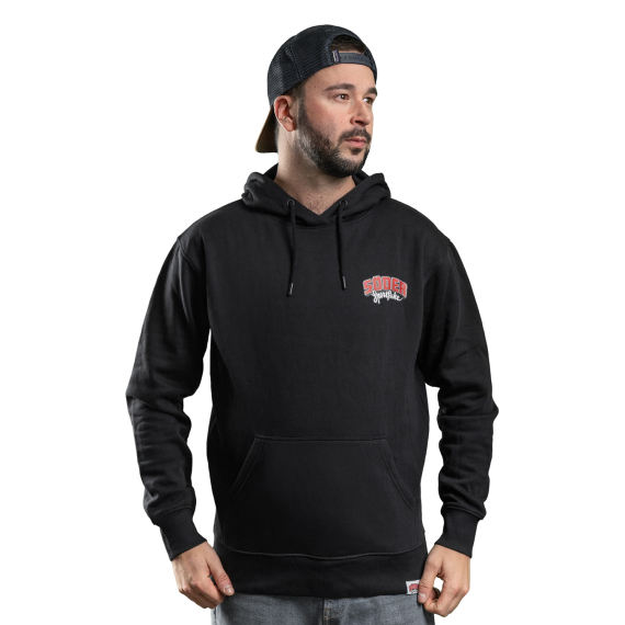 Söder Sportfiske Hoodie Black i gruppen Beklædning og fodtøj / Beklædning / Sweatere / Hættetrøjer hos Sportfiskeprylar.se (SS30003Sr)