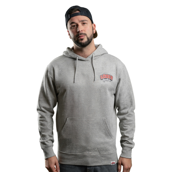 Söder Sportfiske Hoodie Grey i gruppen Beklædning og fodtøj / Beklædning / Sweatere / Hættetrøjer hos Sportfiskeprylar.se (SS30004Sr)