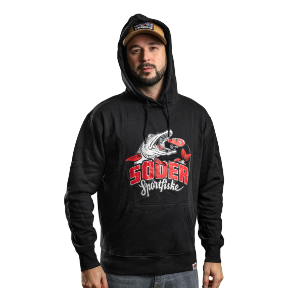 Söder Sportfiske Hoodie Last Cast Black i gruppen Beklædning og fodtøj / Beklædning / Sweatere / Hættetrøjer hos Sportfiskeprylar.se (SS30005Sr)