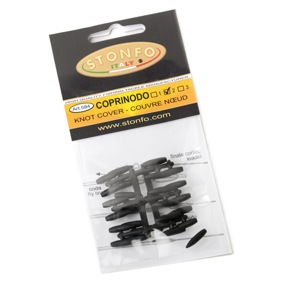 Knot Cover #2 - Black i gruppen Snøre / Flueliner / Flueline tilbehør hos Sportfiskeprylar.se (ST-584-2B)
