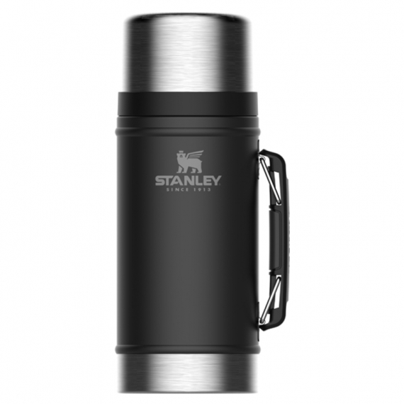 Stanley The Legendary Classic Food Jar 940ml - Matte Black i gruppen Outdoor / Stormkøkken og køkkenredskaber / Madkasser og termoflasker til mad / Termoflasker til mad hos Sportfiskeprylar.se (ST1007937004)