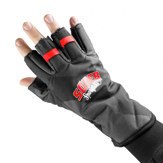 Söder Tackle Half Finger Glove Camo - L/XL i gruppen Beklædning og fodtøj / Beklædning / Handsker hos Sportfiskeprylar.se (STGCAMOLXL)