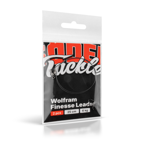Söder Tackle Wolfram Finesse Leader 25 cm 6kg, 2pcs i gruppen Kroge og endegrej / Ledere og Forfangsmateriale / Færdiglavede forfang hos Sportfiskeprylar.se (STWL25-6)
