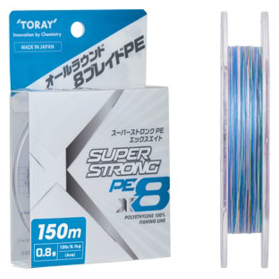 Toray Super Strong Pe X8 150m i gruppen Snøre / Multifilament hos Sportfiskeprylar.se (SUPERSTRONGPE-13LBSr)