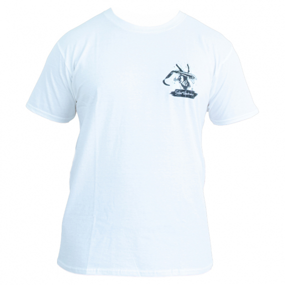 Svartzonker Peace Out T-shirt Vit i gruppen Beklædning og fodtøj / Beklædning / T-shirts hos Sportfiskeprylar.se (SZ101725r)