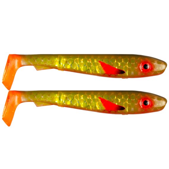 McRubber 21cm (2-pack) - Söder Skitmört Flash i gruppen Madding / Softbaits / Gedde softbaits hos Sportfiskeprylar.se (SZ101952)