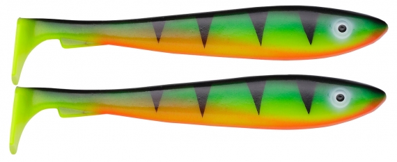 McRubberShad 23cm (2-Pack) - C3 Firetiger i gruppen Madding / Softbaits / Gedde softbaits hos Sportfiskeprylar.se (SZ103303)