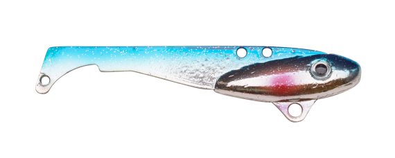 SvartZonker Vibrating Bass 18g - Chrome Blue i gruppen Madding / Læbeløse crankbaits hos Sportfiskeprylar.se (SZ106601)