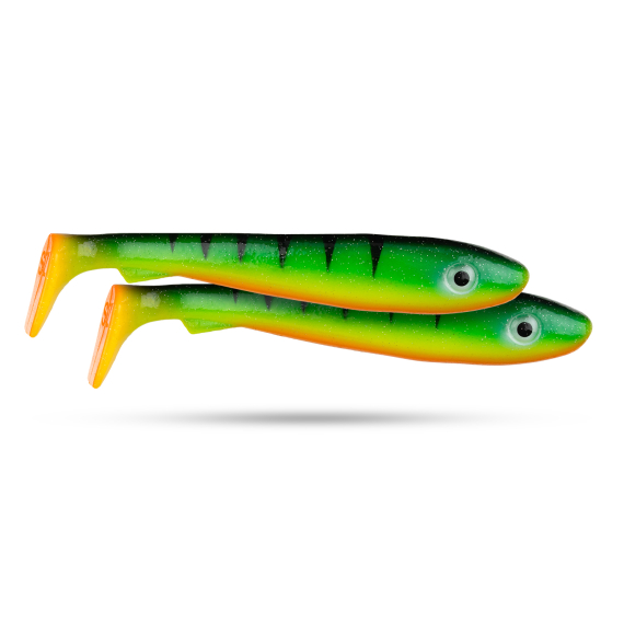Svartzonker McRubber Glow Junior (2pcs) i gruppen Madding / Softbaits / Gedde softbaits hos Sportfiskeprylar.se (SZ113300r)