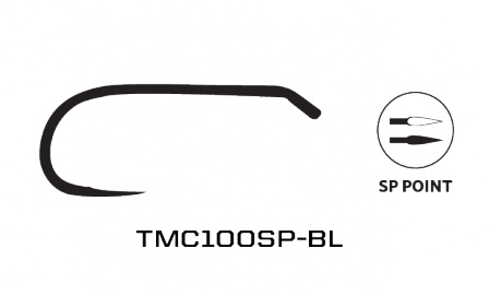 Tiemco 100SP BL Barbless 20-pack i gruppen Kroge og endegrej / Kroge / Fluebinding kroge hos Sportfiskeprylar.se (T100SP-12r)
