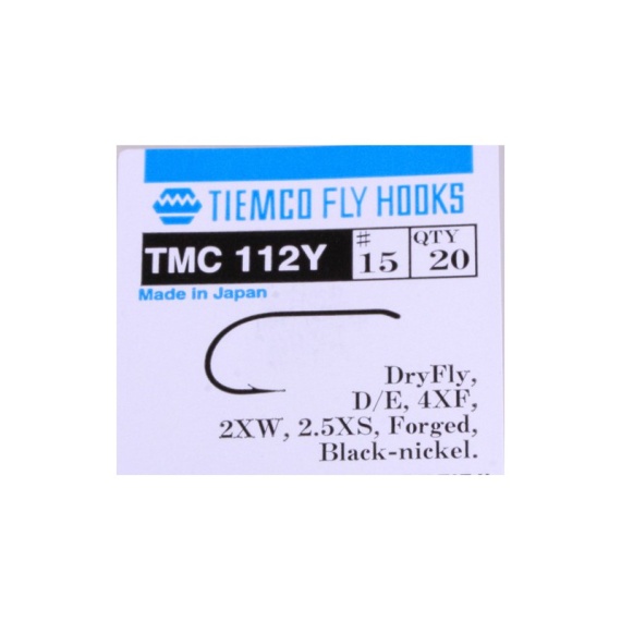 Tiemco 112Y Dry Fly Extra Wide 20-pack - # 17 i gruppen Kroge og endegrej / Kroge / Fluebinding kroge hos Sportfiskeprylar.se (T112Y-17)