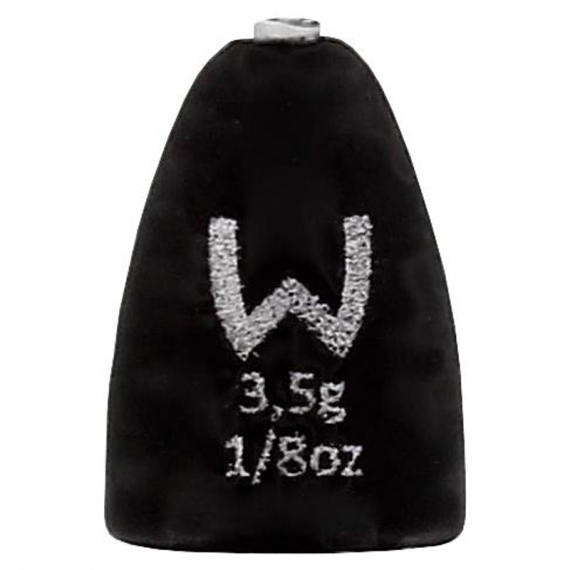 Westin Add-It Tungsten Bullet Weights Matte Black (5-pack) - 3,5g i gruppen Kroge og endegrej / Synk og lod / Bullet synk hos Sportfiskeprylar.se (T38-628-003)