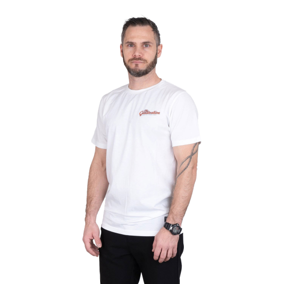 SQRTN Greatcation T-Shirt White i gruppen Beklædning og fodtøj / Beklædning / T-shirts hos Sportfiskeprylar.se (TEE-422-Mr)