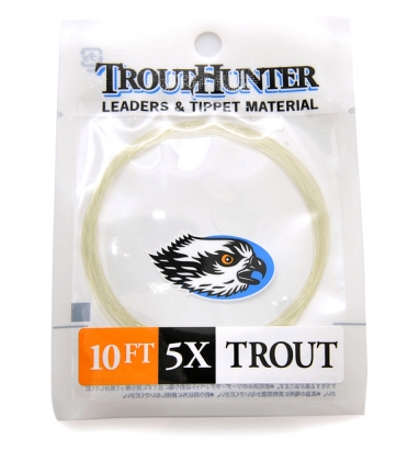 Trout Hunter Nylon Leader 10ft 6X | 0,128 mm i gruppen Kroge og endegrej / Ledere og Forfangsmateriale hos Sportfiskeprylar.se (TH50044)