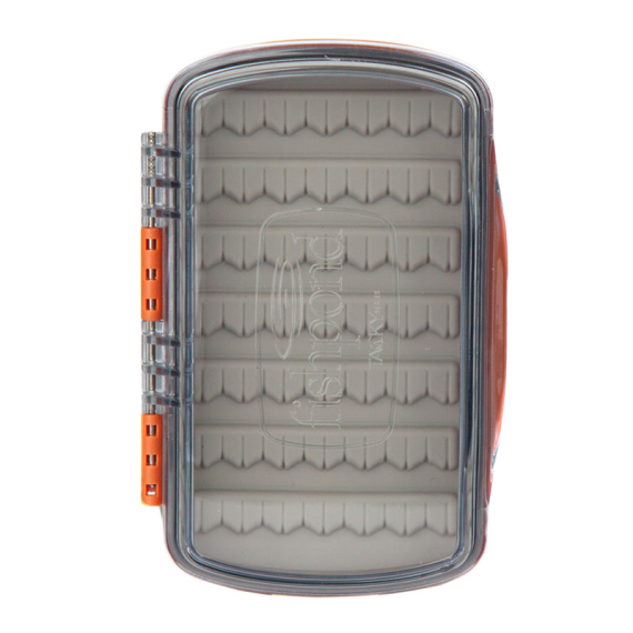 Tacky Pescador Fly Box Small Clear - Burnt Orange i gruppen Opbevaring / Tackle-bokse / Flueæsker hos Sportfiskeprylar.se (TPFB-S-C-BO)
