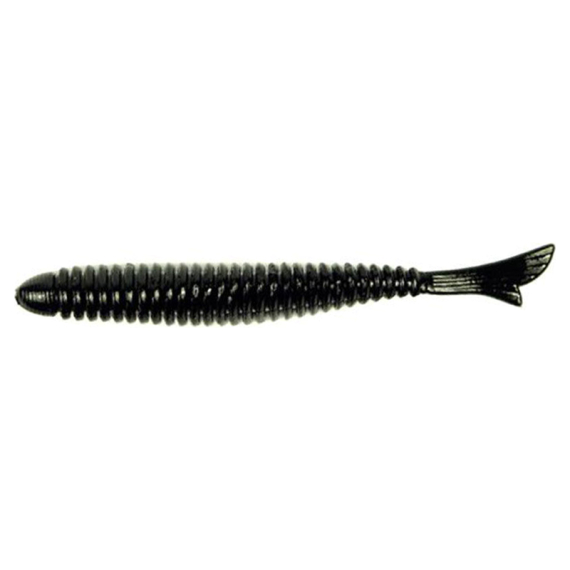 Baitbreath U30 Fish Tail Ringer 9cm - Solid Black i gruppen Madding / Softbaits / Aborre softbaits og sandard softbaits hos Sportfiskeprylar.se (TRA-BB132)