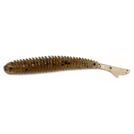 Baitbreath U30 Fish Tail Ringer 9cm - Mud Greenpumpkin/Seed i gruppen Madding / Softbaits / Aborre softbaits og sandard softbaits hos Sportfiskeprylar.se (TRA-BB134)