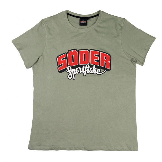Söder Sportfiske T-shirt Light Olive i gruppen Beklædning og fodtøj / Beklædning / T-shirts hos Sportfiskeprylar.se (TS2000LOSSr)