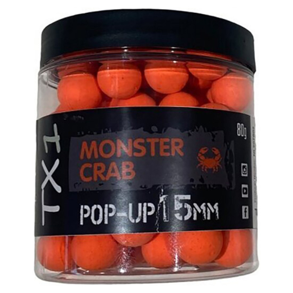 Shimano TX1 Monster Crab Pop-up i gruppen Madding / Boilies, krogagn og forfoder / Popups & Wafters hos Sportfiskeprylar.se (TX1MCPU1250r)