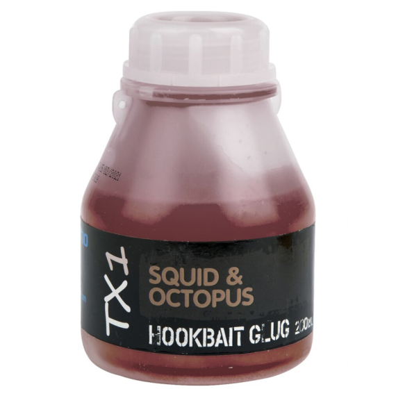 Shimano TX1 Squid & Octopus Dip 200ml i gruppen Madding / Boilies, krogagn og forfoder / Væske og tilsætningsstoffer hos Sportfiskeprylar.se (TX1SOHB250)