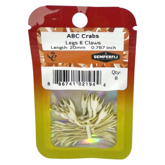 Semperfli ABC Crab Legs & Claws Skeletons - 20mm i gruppen Kroge og endegrej / Fluebinding / Fluebindingsmateriale / Haler hos Sportfiskeprylar.se (UCBC020NATr)