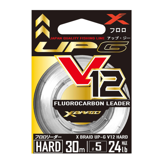 YGK Up-G Leader V12 Hard Flourocarbon Leader i gruppen Kroge og endegrej / Ledere og Forfangsmateriale / Forfangsmateriale / Forfangsmateriale fluorcarbon hos Sportfiskeprylar.se (UPGLEADERV12HARD30M-7.0r)