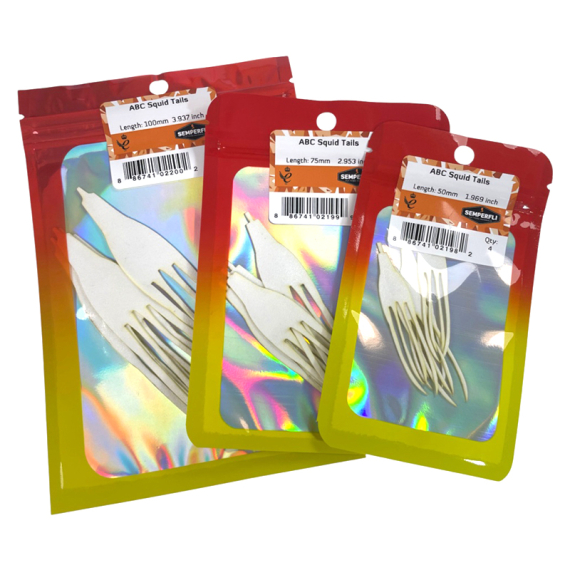 Semperfli ABC Squid Tails i gruppen Kroge og endegrej / Fluebinding / Fluebindingsmateriale / Haler hos Sportfiskeprylar.se (USQD050NATr)