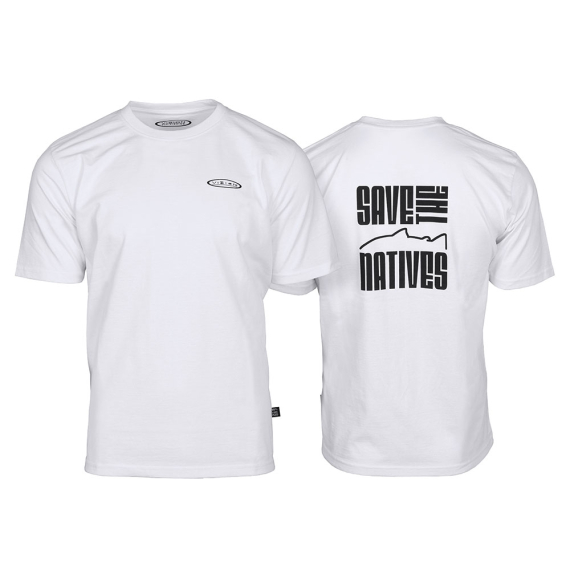 Vision Save T-Shirt White i gruppen Beklædning og fodtøj / Beklædning / T-shirts hos Sportfiskeprylar.se (V3046-Sr)