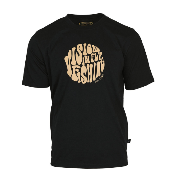Vision Since T-Shirt Black i gruppen Beklædning og fodtøj / Beklædning / T-shirts hos Sportfiskeprylar.se (V3049-Sr)