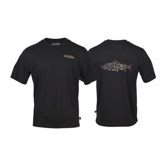 Vision Brown Trout T-shirt Black i gruppen Beklædning og fodtøj / Beklædning / T-shirts hos Sportfiskeprylar.se (V3054-Sr)